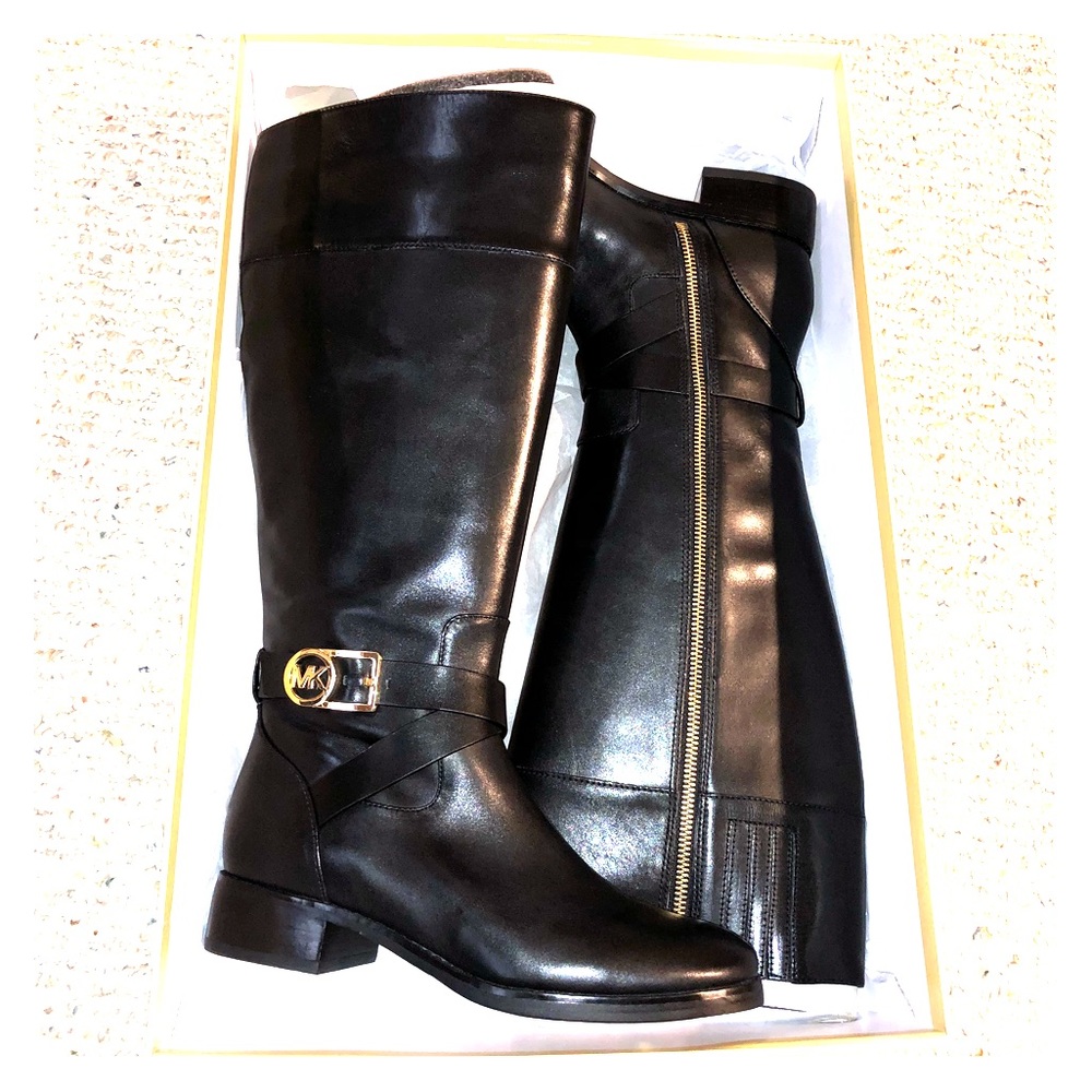 Michael Kors leather boots!